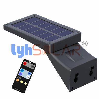 La barrière solaire à télécommande de la plate-forme 3W allume les lampadaires 3000-6000k extérieurs avec le capteur de mouvement de PIR