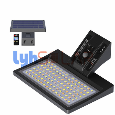 la plate-forme 8W solaire allume l'approbation extérieure de RoHS de la CE 6500k fixée au mur sans fils
