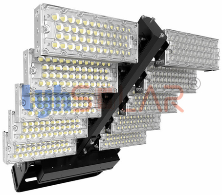 Lumière 1200W de stade de 90-270VAC LED pour l'installation élevée de Polonais