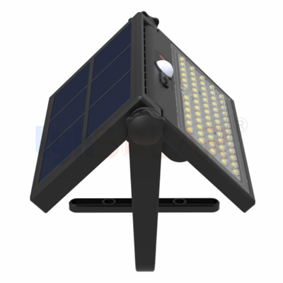 8W 1000Lm Lampes solaires d'inondation en extérieur Conception de la forme de la plaque avec petit paquet