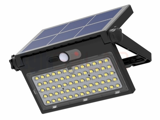 Efficacité d'éclairage élevée 8W phares solaires extérieurs avec capteur de mouvement