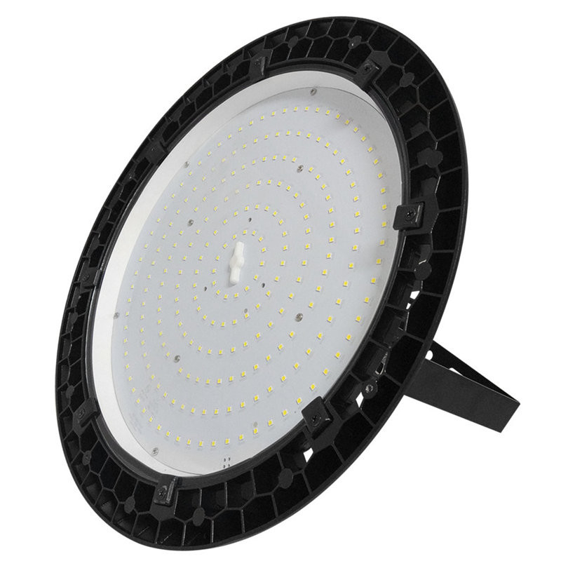 Rendement élevé de 100W LED d'UFO LED de lumière élevée noire de baie pour l'éclairage industriel