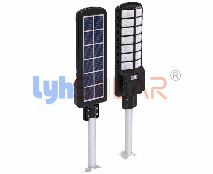 Solaire mené réverbère l'angle de faisceau large extérieur avec la sortie élevée 2000Lm de lumen
