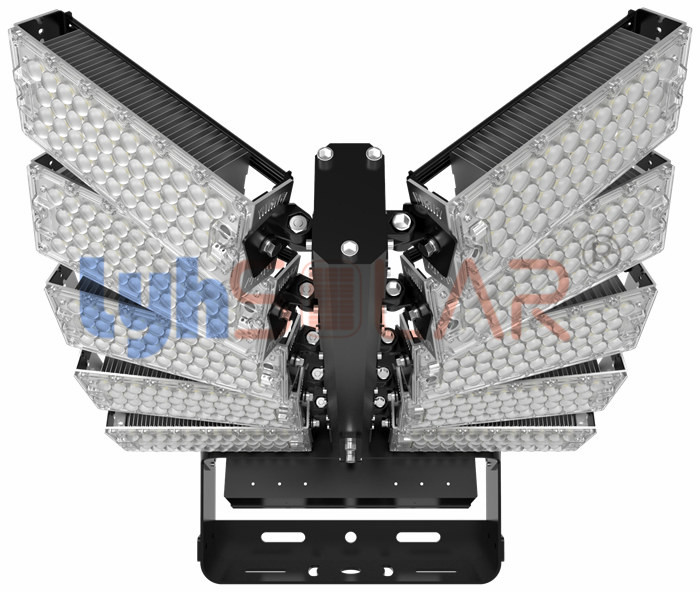 Lumières lumineuses lumineuses superbes élevées du stade 1200W pour la production du total 18720Lm de champ de sports